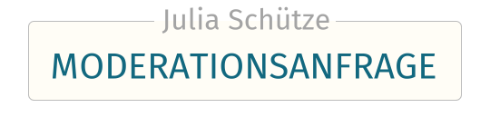 Julia Schütze-Moderatorin